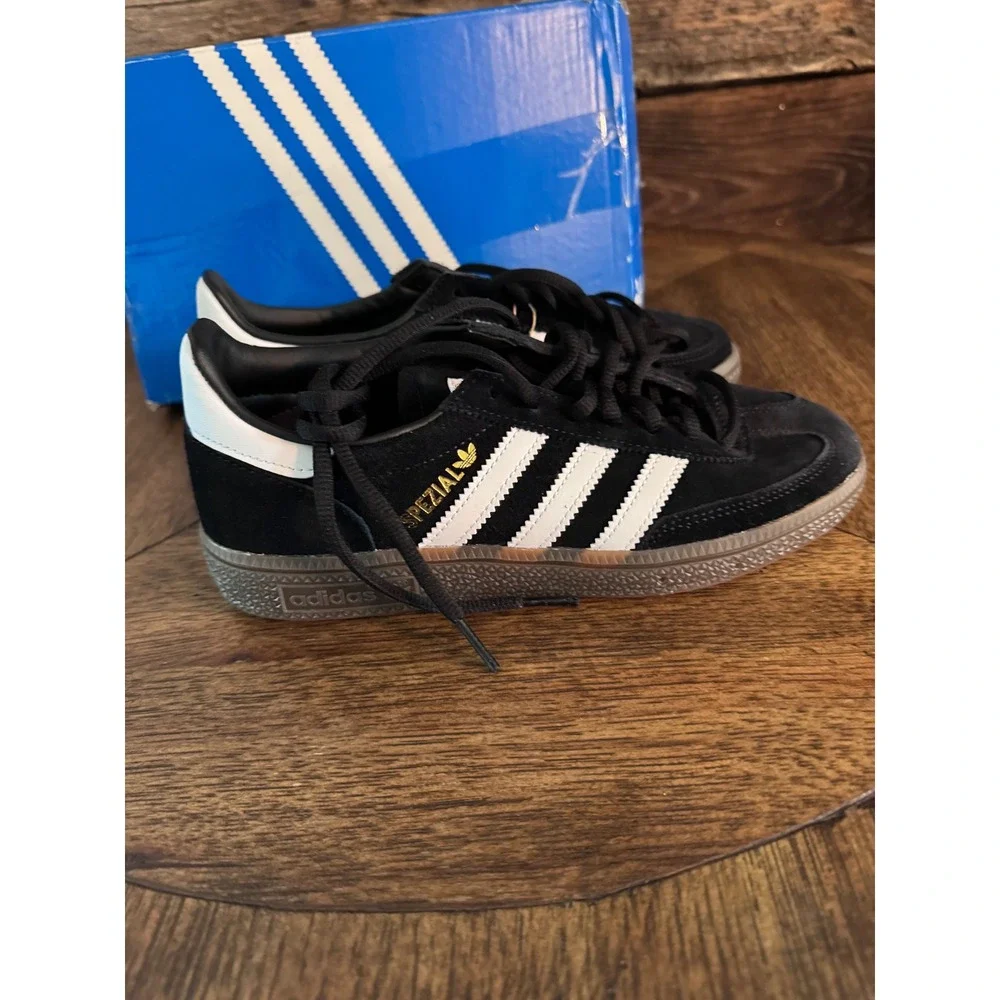 Adidas Handball Spezial Core Black White Gum DB3021 Mens Size 5 Womens 6.5